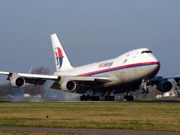Un avión de Malaysia Airlines, compañía de la aeronave siniestrada en 2014.