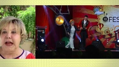 La cantante Karina sufre un golpe de calor: 