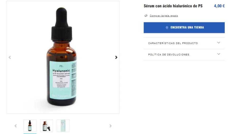 Sérum de ácido hialurónico 