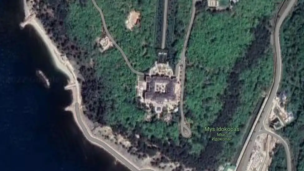 Imagen del palacio con vista desde arriba Imagen del palacio con vista desde arriba