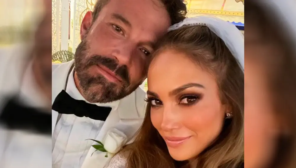 Jennifer Lopez y Ben Affleck en su boda Jennifer Lopez y Ben Affleck en su boda