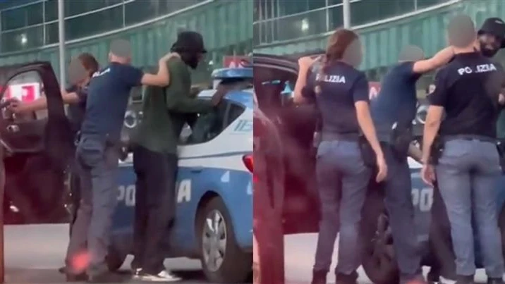El momento en el que Bakayoko es cacheado a punta de pistola El momento en el que Bakayoko es cacheado a punta de pistola