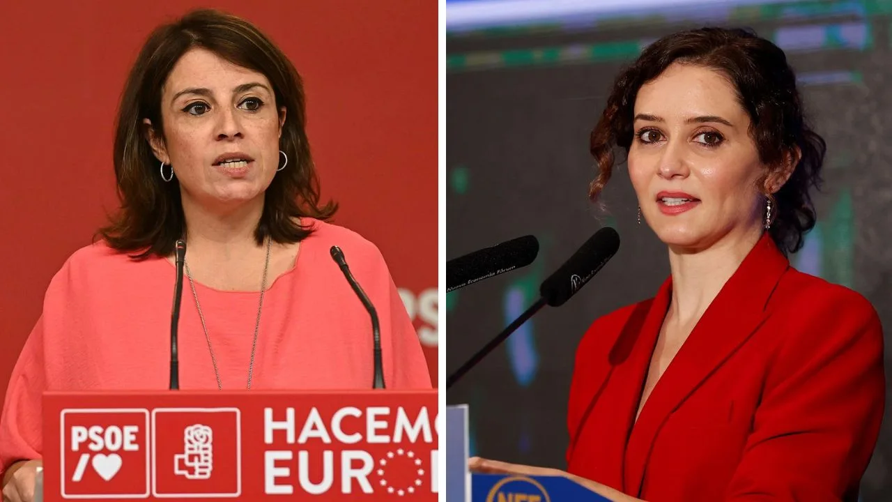 Adriana Lastra e Isabel D&iacute;az Ayuso