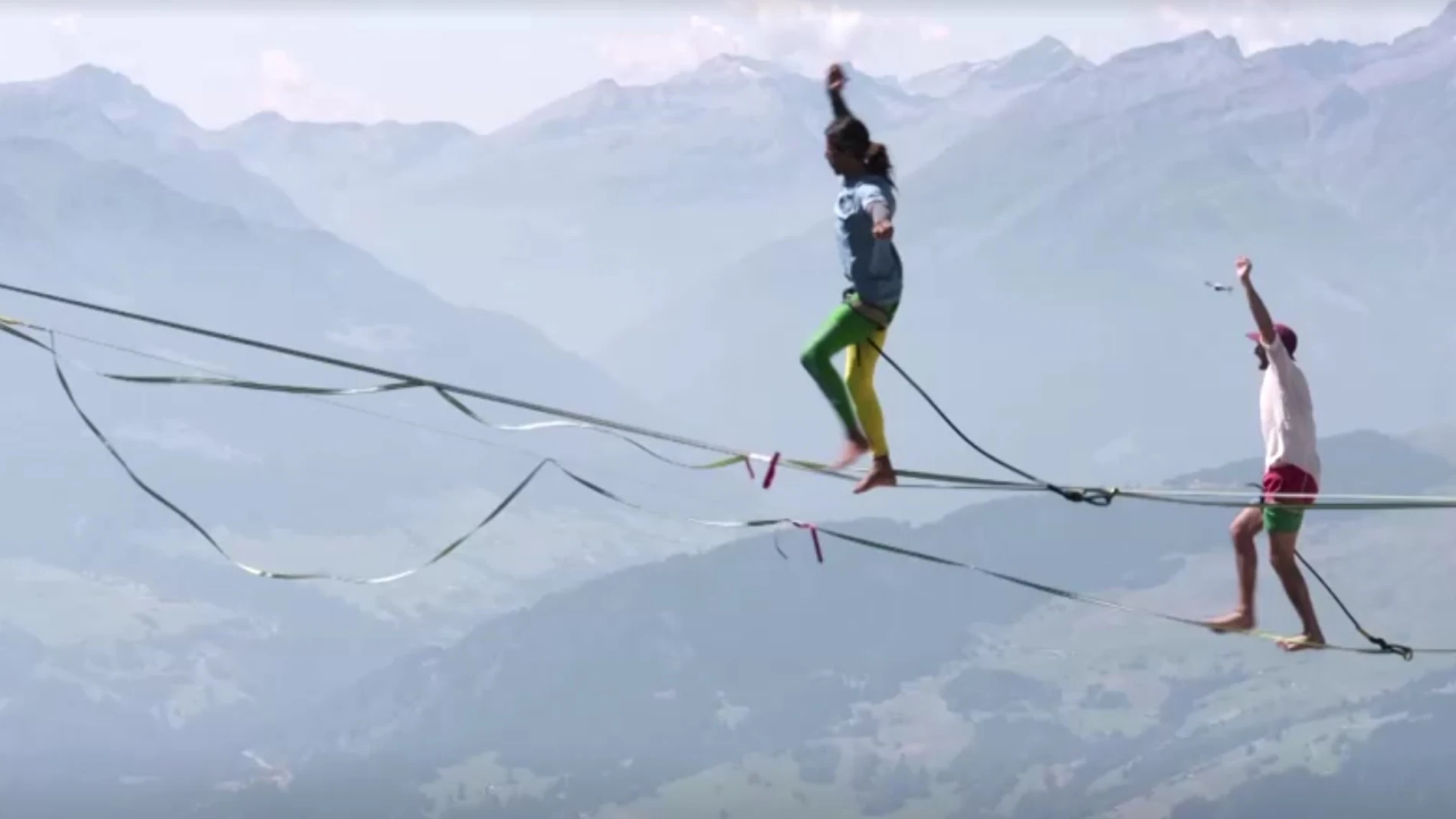  La estación suiza de Laax acoge el primer Mundial de Highline