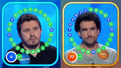 Las cuentas de Rafa para ganar ‘El Rosco’: ¿Podrá superar a Orestes y sus 22 aciertos? Las cuentas de Rafa para ganar ‘El Rosco’: ¿Podrá superar a Orestes y sus 22 aciertos?