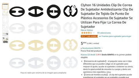 Clips sujetador | Amazon Clips sujetador | Amazon