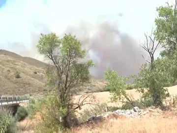 Avanzan las llamas en Aragón Avanzan las llamas en Aragón