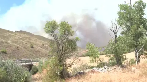 Avanzan las llamas en Aragón Avanzan las llamas en Aragón