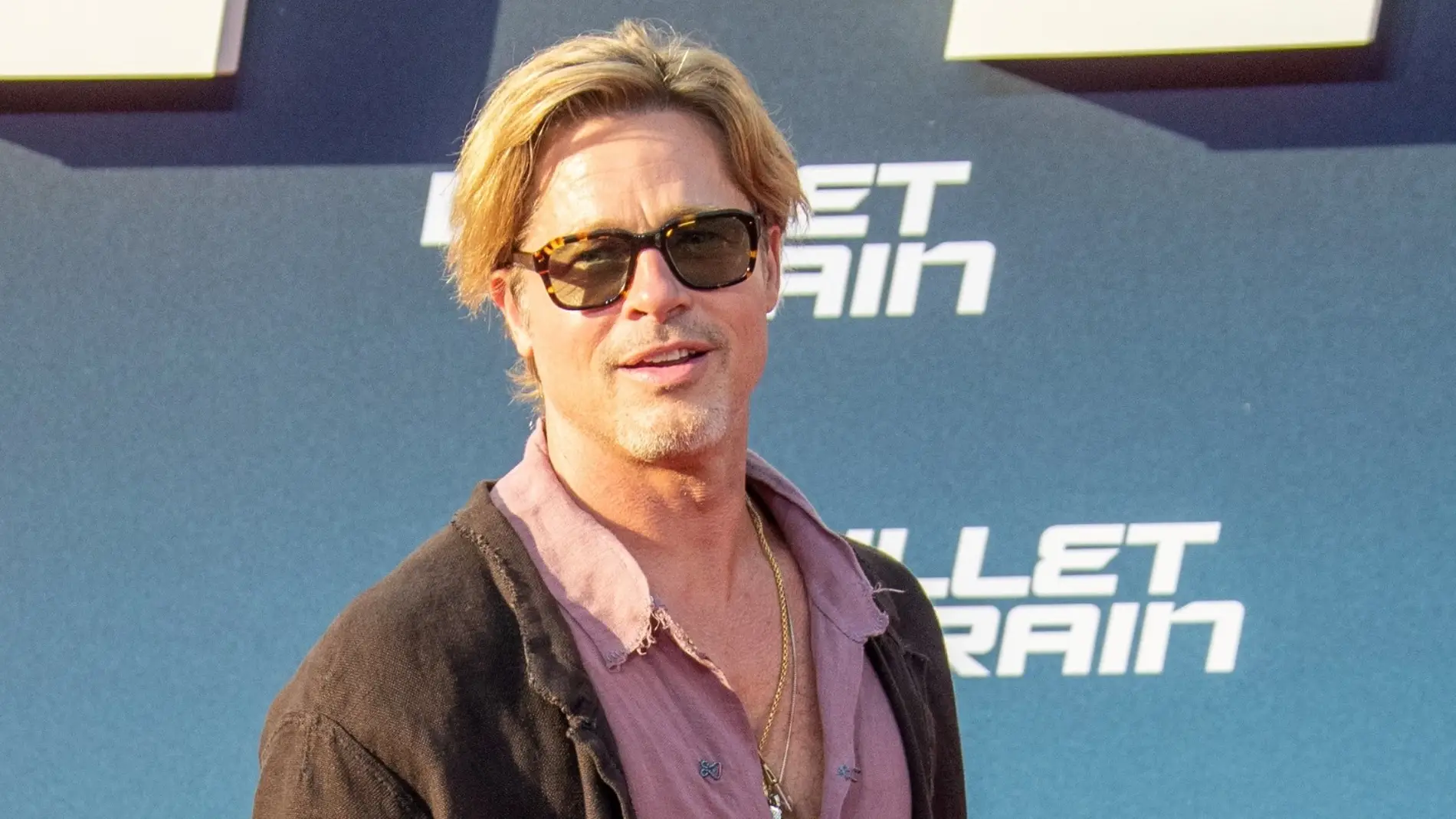 Brad Pitt en la premiere de 'Bullet Train'