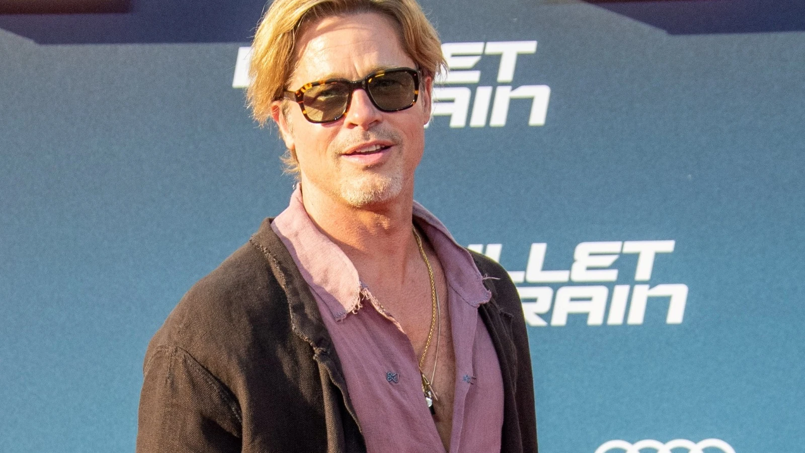 Brad Pitt en la premiere de 'Bullet Train'