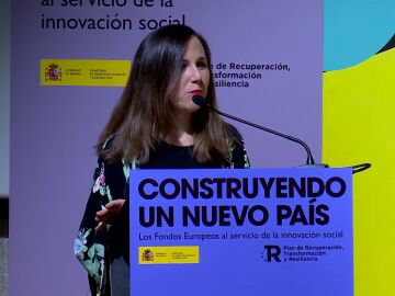 La secretaria general de Unidas Podemos y ministra de Derechos Sociales y Agenda 2030, Ione Belarra