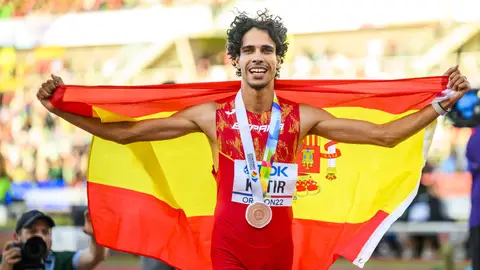 Mohamed Katir, bronce en 1.500 en el Mundial de Oregón Mohamed Katir, bronce en 1.500 en el Mundial de Oregón