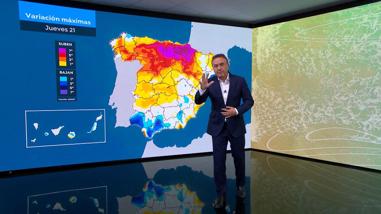 Viernes de tormentas en el norte, Baleares y la Comunidad Valenciana