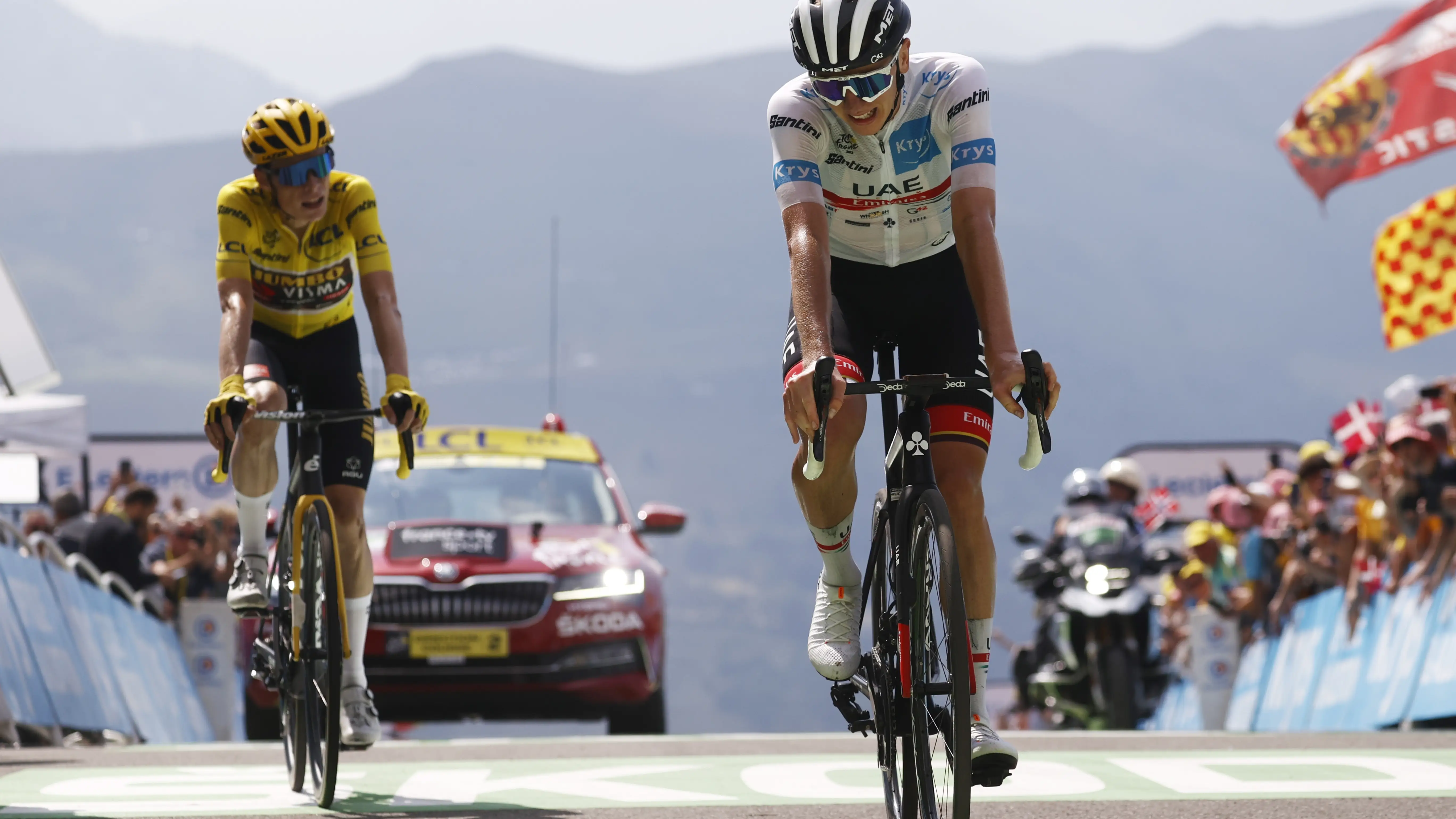 Pogacar supera a Vingegaard en la 17ª etapa del Tour de Francia con final en Peyragudes Pogacar supera a Vingegaard en la 17ª etapa del Tour de Francia con final en Peyragudes