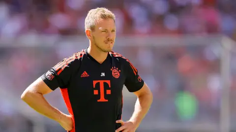 Julian Nagelsmann, técnico de Bayern, en un entrenamiento Julian Nagelsmann, técnico de Bayern, en un entrenamiento