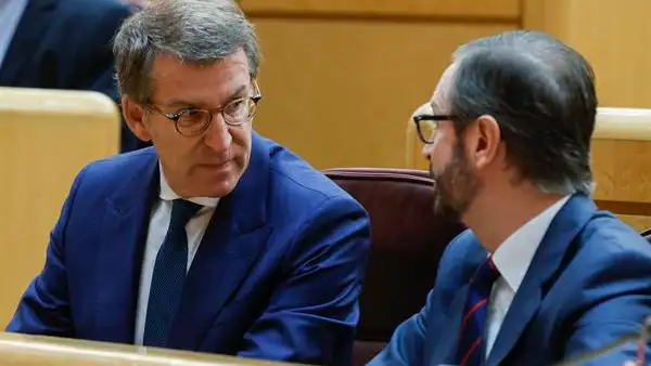 Alberto Núñez Feijóo y Javier Maroto Alberto Núñez Feijóo y Javier Maroto