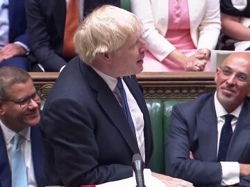 Boris Johnson se despide del Parlamento británico