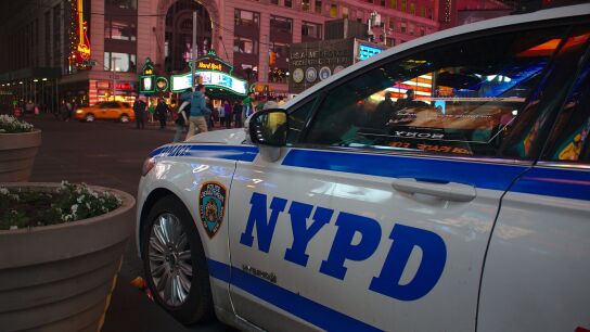 Coche de la Polic&iacute;a de Nueva York