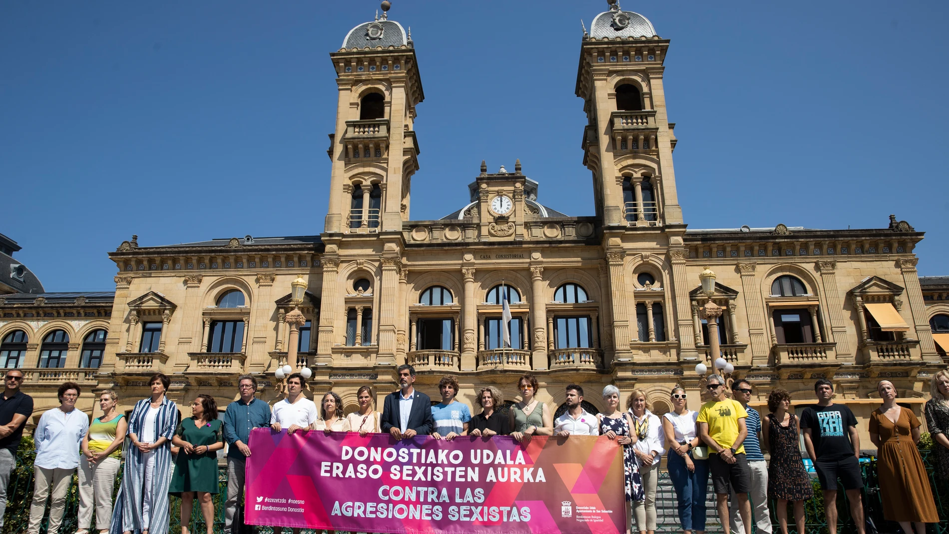 Detienen a dos hombres por agresiones sexuales durante este fin de semana en San Sebastián