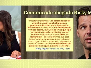 La denuncia de Ricky Martin.