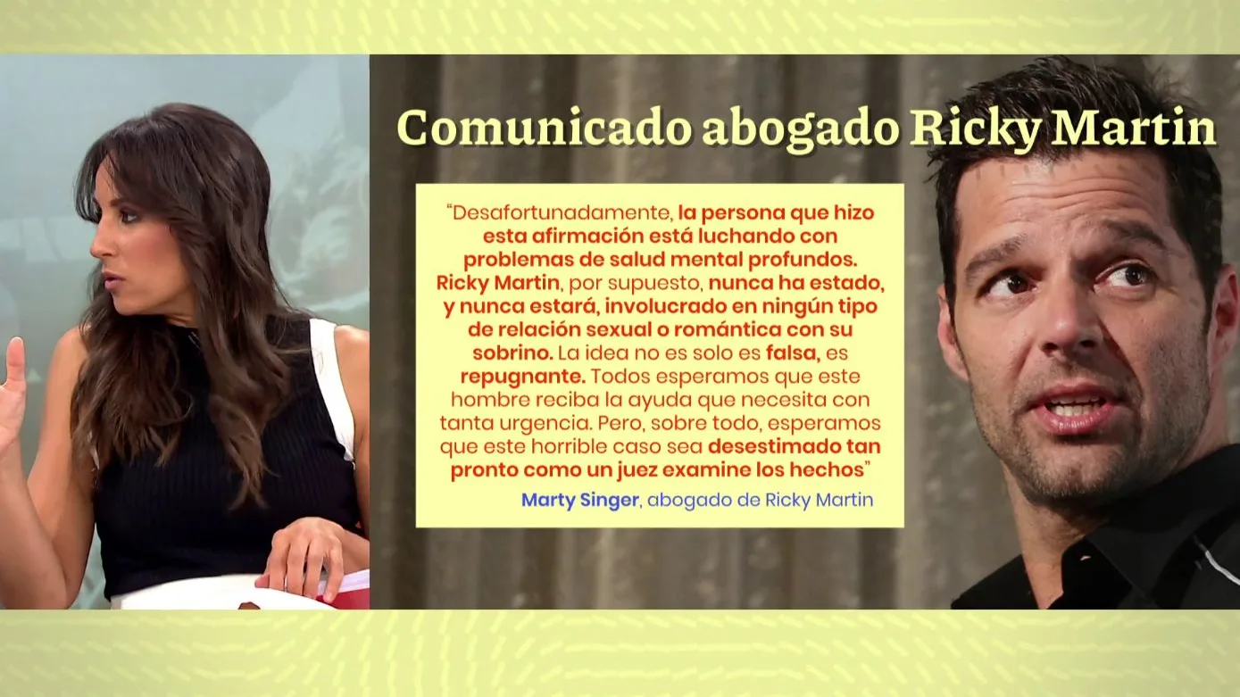 La denuncia de Ricky Martin.