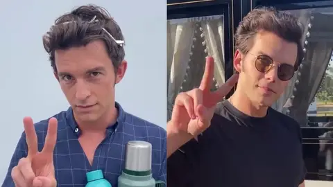 Jonathan Bailey y Luke Newton ruedan 'Los Bridgerton' Jonathan Bailey y Luke Newton ruedan 'Los Bridgerton'