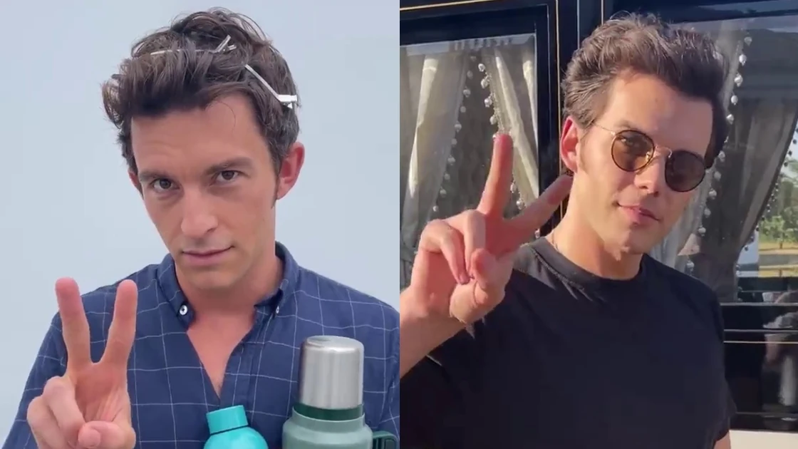 Jonathan Bailey y Luke Newton ruedan 'Los Bridgerton' Jonathan Bailey y Luke Newton ruedan 'Los Bridgerton'