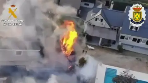 Incendio en Boadilla Incendio en Boadilla