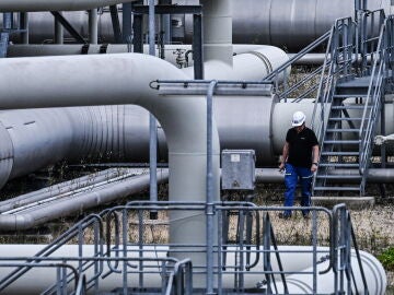 Imagen de una estación de gas alemana