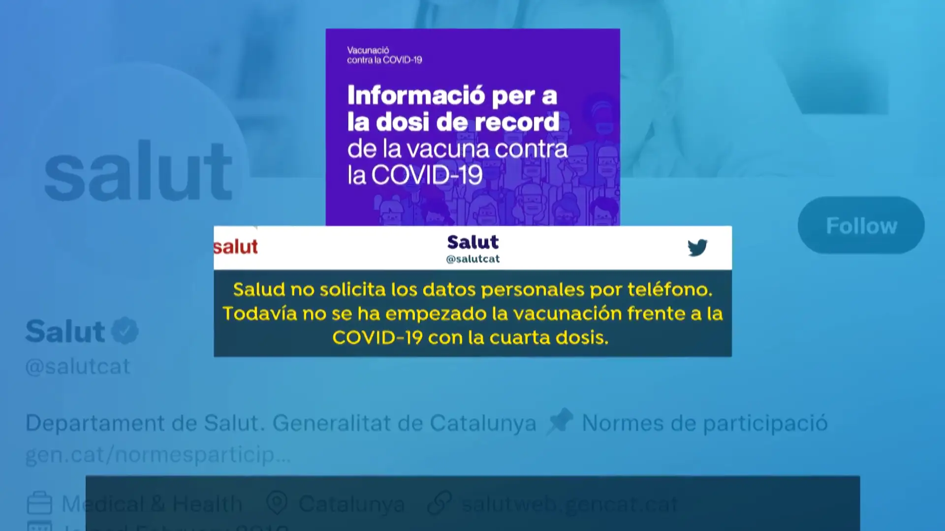 La estafa telefónica relacionada con la vacuna del COVID-19 en Cataluña La estafa telefónica relacionada con la vacuna del COVID-19 en Cataluña