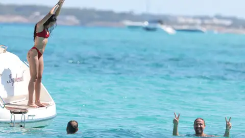 Rafa Mora y Macarena durante sus vacaciones en Ibiza Rafa Mora y Macarena durante sus vacaciones en Ibiza