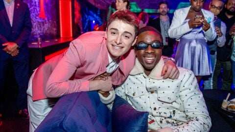 Noah Schnapp y Caleb Mclaughling