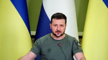 El presidente ucraniano, Volodimir Zelenski El presidente ucraniano, Volodimir Zelenski