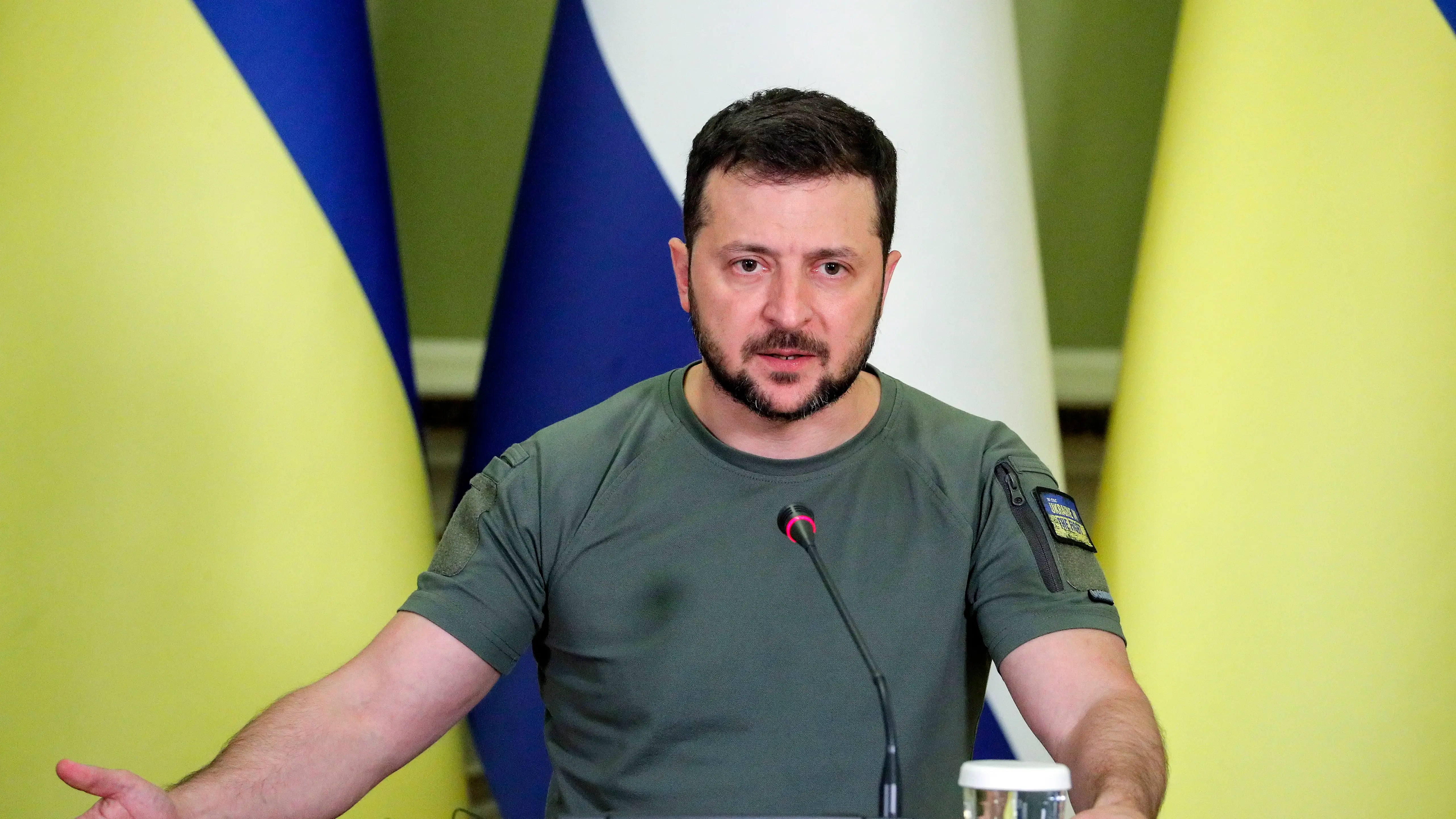 El presidente ucraniano, Volodimir Zelenski El presidente ucraniano, Volodimir Zelenski