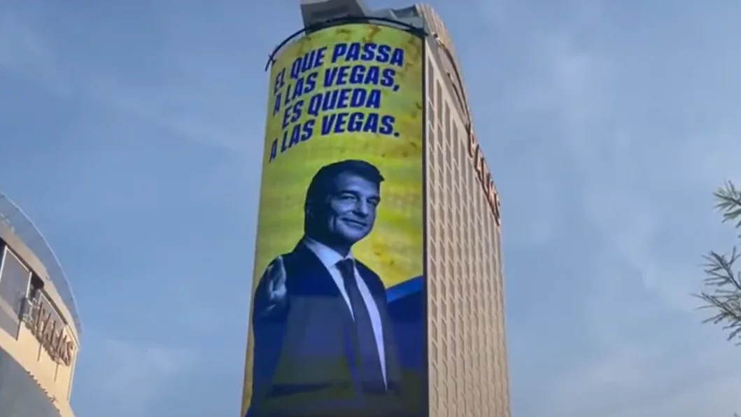 Laporta ya calienta El Clásico: "Tranquilos merengues, lo que pasa en Las Vegas se queda en Las Vegas" Laporta ya calienta El Clásico: "Tranquilos merengues, lo que pasa en Las Vegas se queda en Las Vegas"