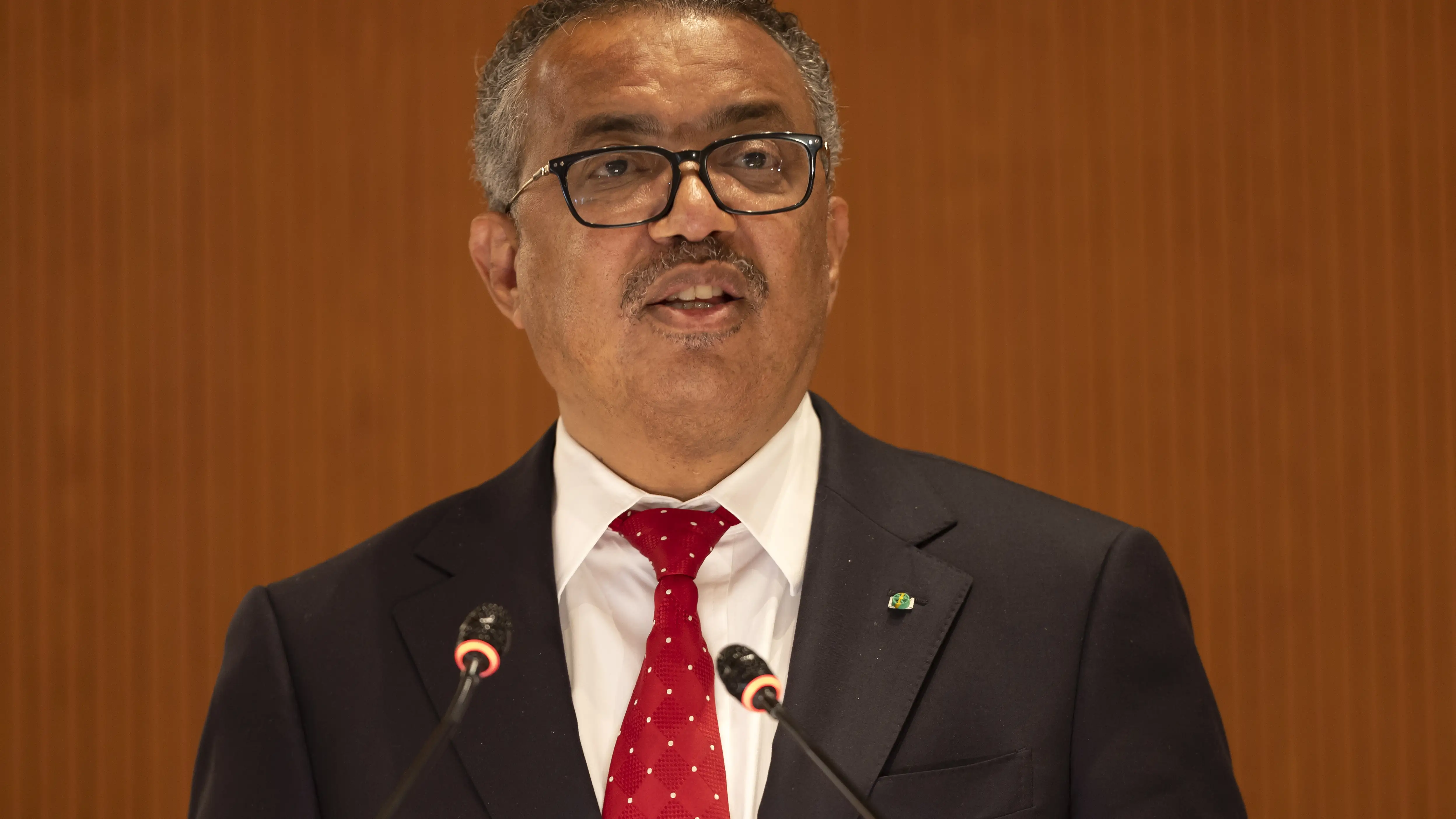 Imagen de archivo del director general de la OMS, Tedros Adhanom Ghebreyesus.
