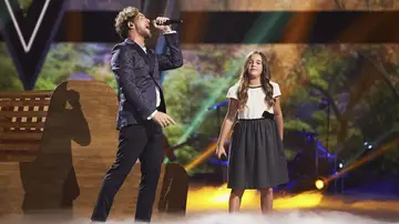 David Bisbal y Triana Jiménez, arte y poderío cantando ‘Lo tenga o no’ en la Final de ‘La Voz Kids’  