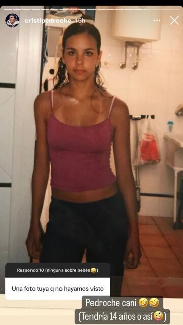 Instagram: Cristina Pedroche de adolescente