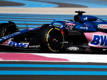 El piloto de Alpine Fernando Alonso durante el Gran Premio de Francia 2022