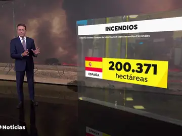 España es el país de la Unión Europea con más superficie quemada en lo que va de año