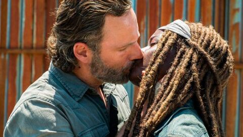 Rick y Michonne en 'The Walking Dead'