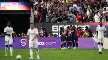 El Barça se impuso al Madrid con un golazo de Raphinha en el Clásico de pretemporada