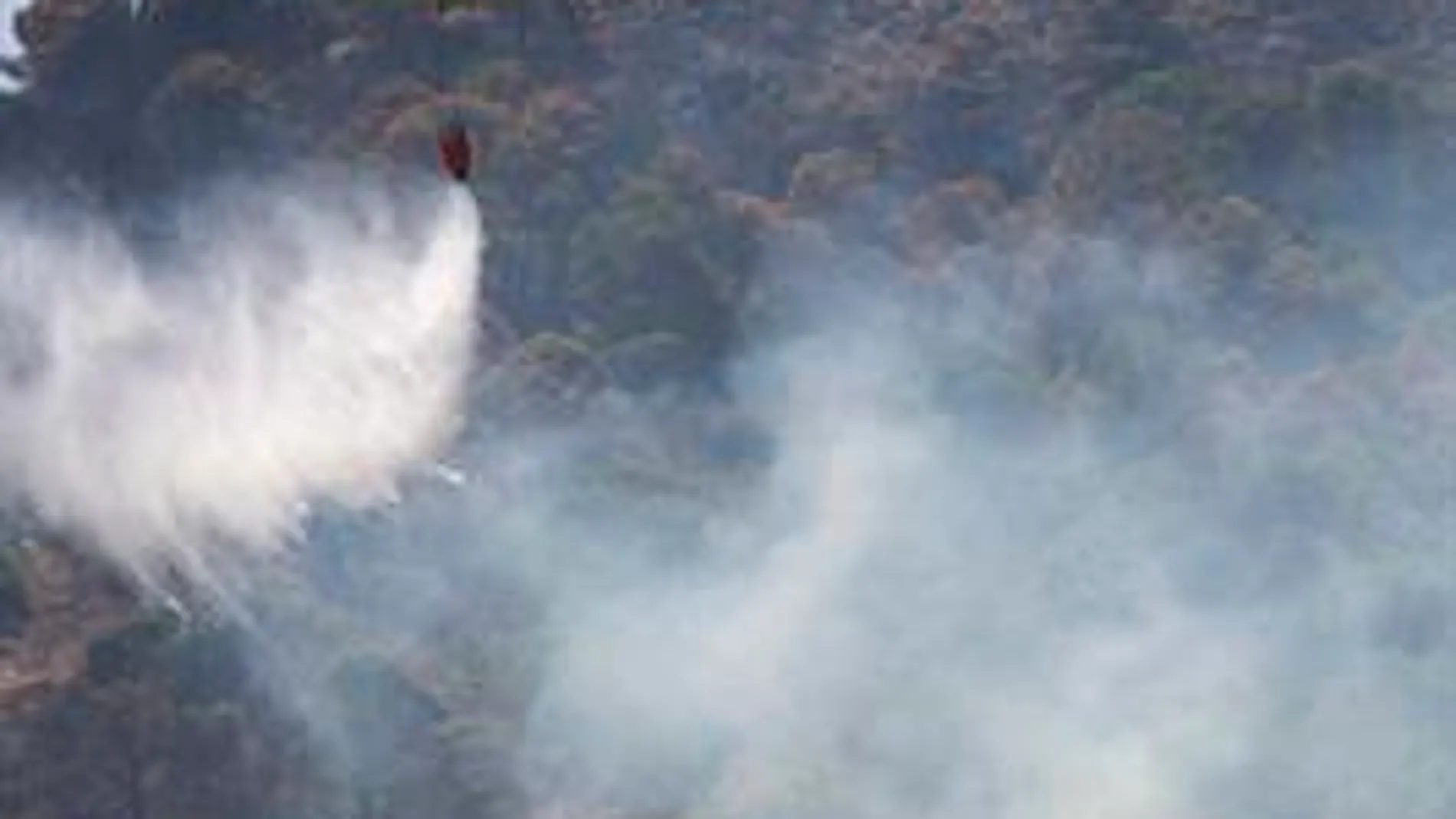 Estabilizado el incendio en el municipio malagueño de Mijas
