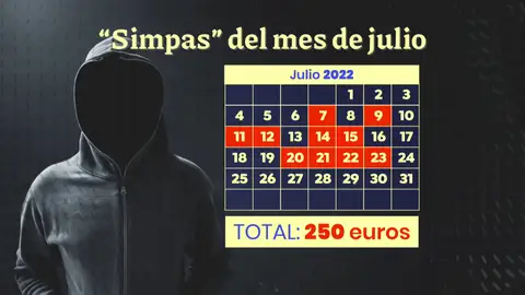 Calendario del 'rey del simpa' Calendario del 'rey del simpa'
