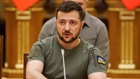 El presidente de Ucrania, Volodímir Zelenski El presidente de Ucrania, Volodímir Zelenski