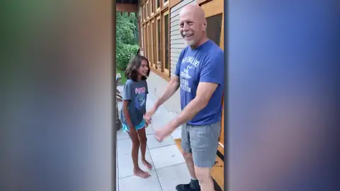 Bruce Willis y su hija, Mabel Bruce Willis y su hija, Mabel