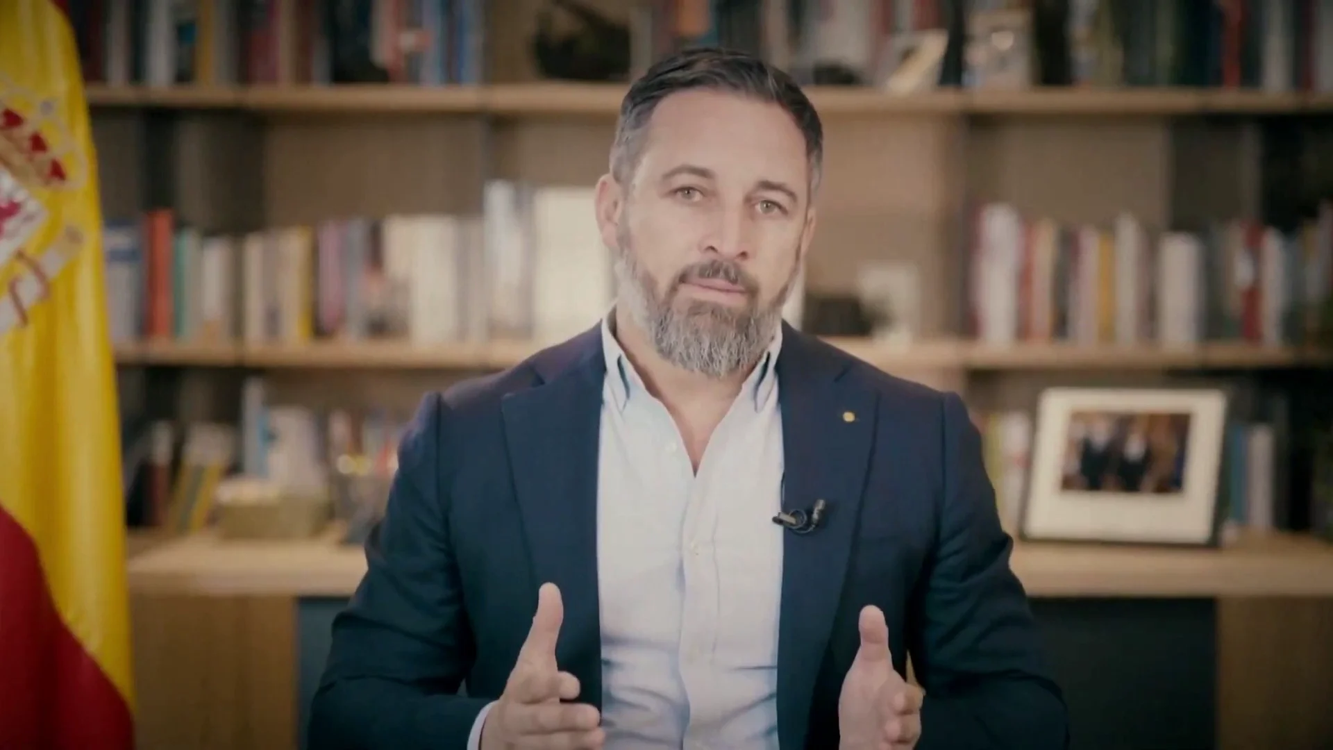El presidente de Vox, Santiago Abascal