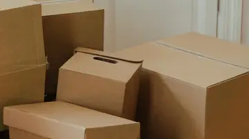 Imagen de achivo de unas cajas de cartón. Imagen de achivo de unas cajas de cartón.