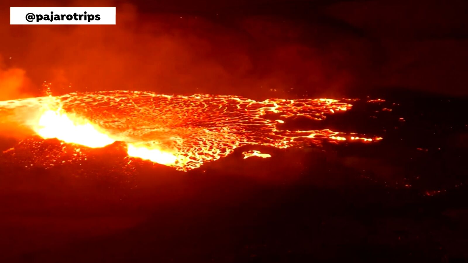 Alex Txikon presencia en directo la erupción de un volcán en Islandia: 