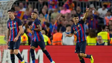El Barcelona golea al Pumas en el Trofeo Gamper 